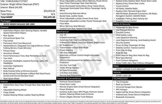 JEEP GRAND CHEROKEE 2020 1C4RJFJGXLC127537 image